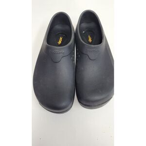 TredSafe Black Slip Resistant Work Shoes Clogs Women‎ Size 10 W, Size 8 M  Men.